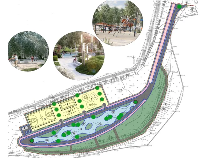 В августе планируют начать благоустройство парка в деревне Люберец