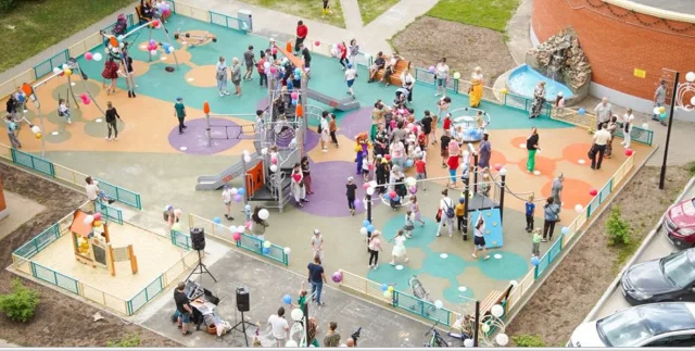 В Люберцах установили шесть губернаторских детских площадок