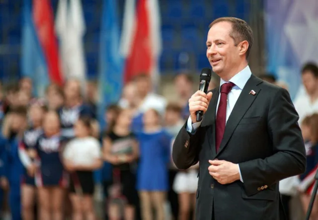 Роман Терюшков поздравил жителей Люберец с Днём физкультурника