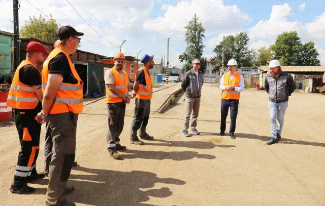 Владимир Ружицкий проверил деятельность компании по приему и переработке металлолома