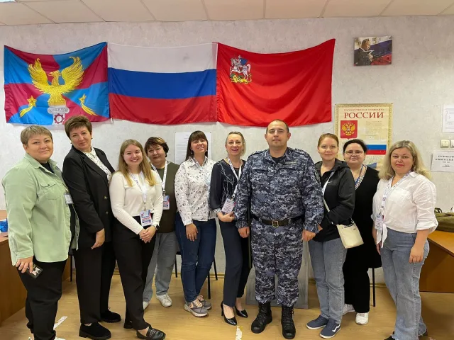 Порядка 50 сотрудников Росгвардии обеспечивают охрану избирательных участков Люберец