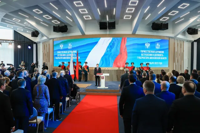 Владимир Волоков поздравил Андрея Воробьева с вступлением в должность губернатора Подмосковья