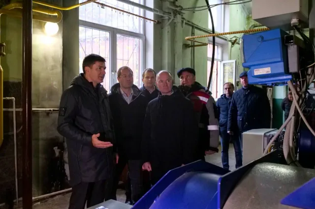 Владимир Волков проверил работу котельной в поселке Люберец