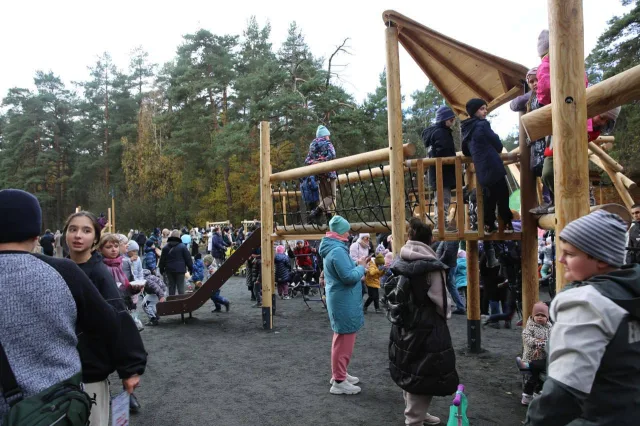 В среднем за год лесопарк в поселке Люберец посещают порядка 500 тысяч человек