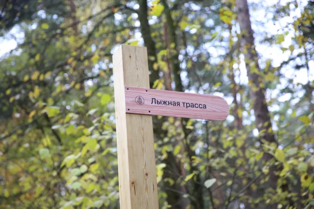 В новом парке поселка Люберец зимой проложат лыжню протяженностью около 4 км