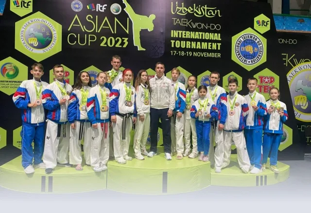 Более двадцати наград завоевали люберецкие тхэквондисты на международном турнире в Ташкенте