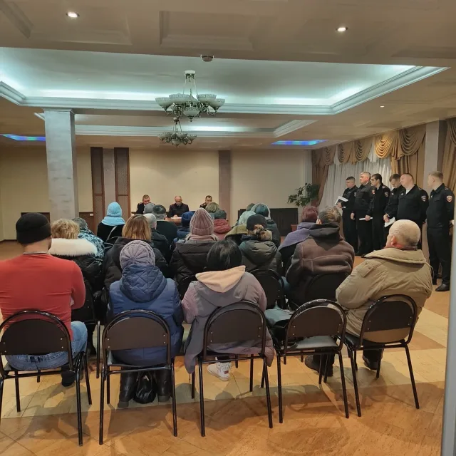 В Люберцах участковые уполномоченные полиции отчитались перед населением