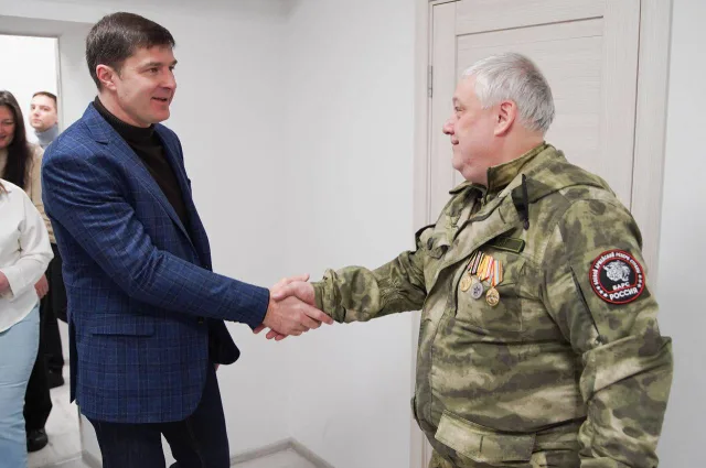 Владимир Волков встретился в Люберцах с ветеранами и семьями участников СВО