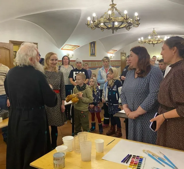 В Люберцах организовали мастер-класс по созданию мозаики для детей