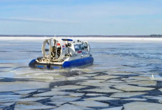 Спасатели предупреждают жителей Люберец об опасности выхода на лед весной