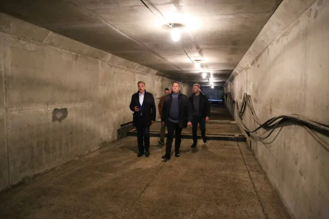Владимир Ружицкий проверил строительство подземного перехода под проспектом в Люберцах