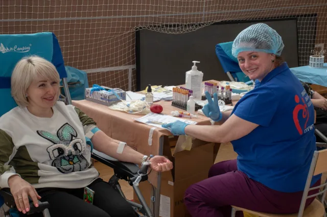 Свыше 27 литров крови сдали доноры Центра вертолетостроения в Люберцах