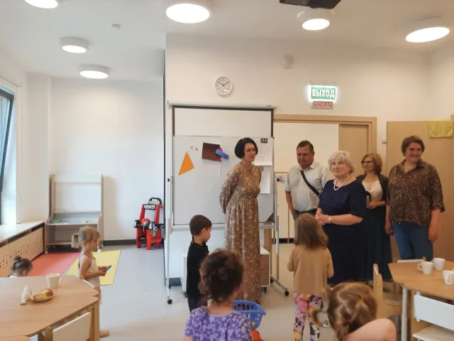 Лидия Антонова обсудила с коллективом нового садика Люберец работу учреждения