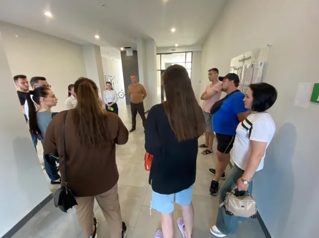 Дмитрий Дениско провел встречу с жителями по вопросам работы управляющей компании Люберец