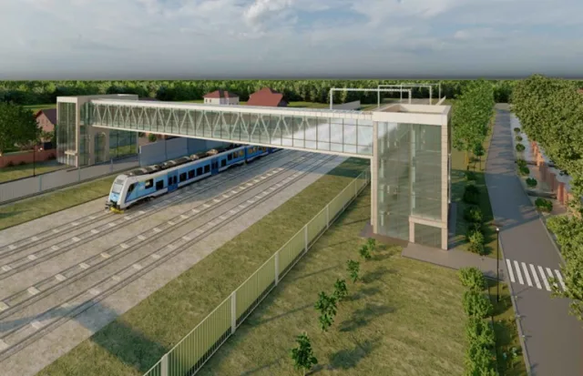 В поселке Люберец в 2024 году построят разноуровневый надземный пешеходный