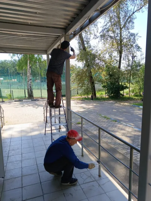 В ФОКе «Люберецкий» проходят ремонтные работы