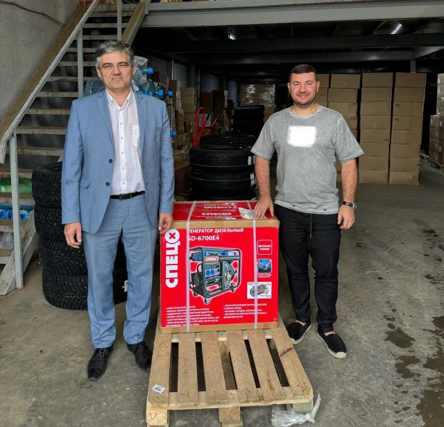 Депутаты Люберец передали в зону СВО дизельный генератор
