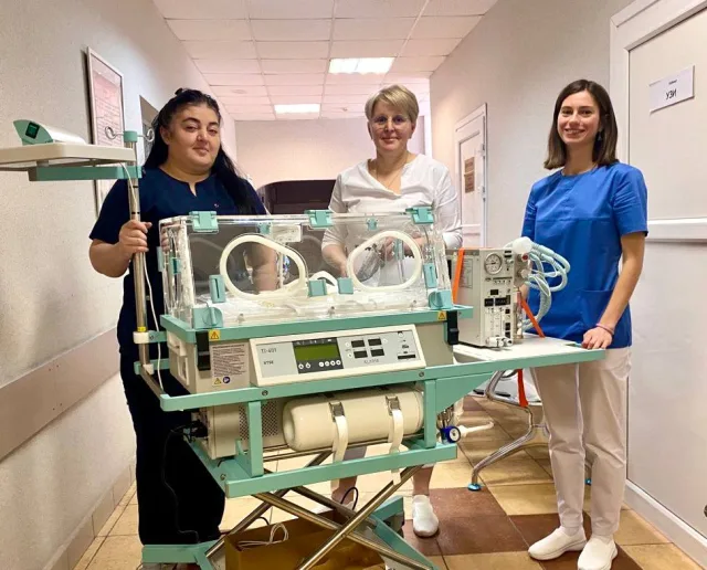 В МОЦОМД Люберец поступил транспортный инкубатор для перевозки недоношенных детей