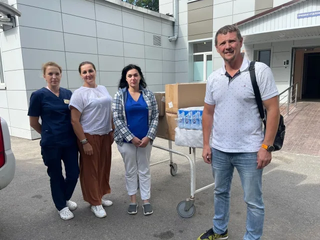 Депутат Люберец передал гумпомощь в госпиталь для раненных участников СВО