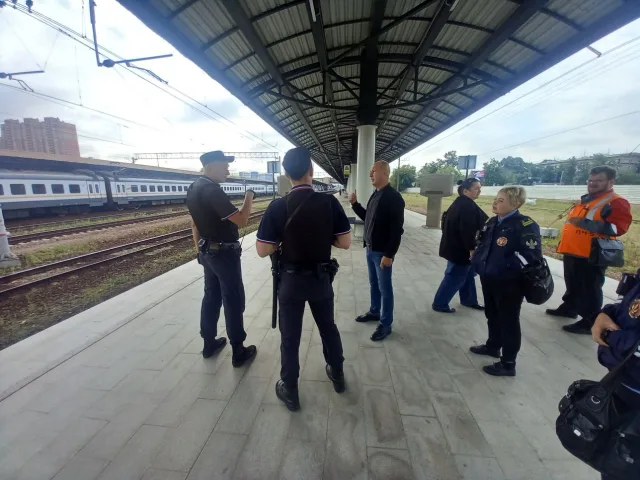 Рейд по профилактике травматизма провели на железнодорожной станции Люберец