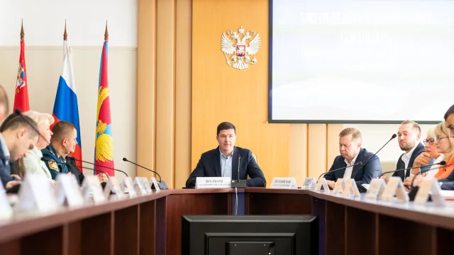 Владимир Волков провел оперативное совещание в Люберцах