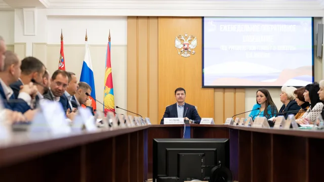 Владимир Волков провел оперативное совещание в Люберцах