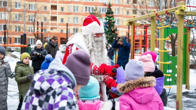 Зимний фестиваль проходит в Люберцах