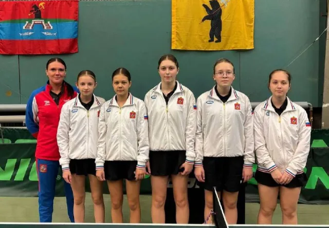 Спортсменка Люберец в составе сборной Московской области стала чемпионом ЦФО по настольному теннису