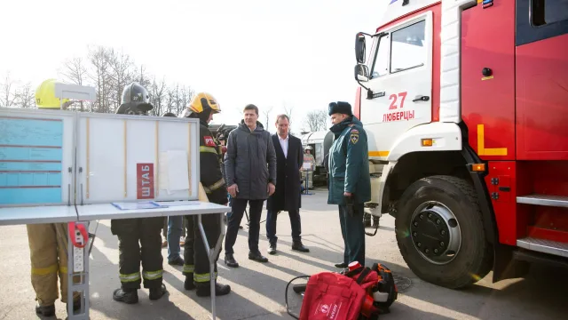 Владимир Волков проверил готовность Люберец прохождению пожароопасного периода