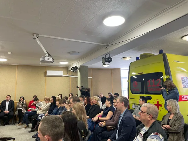 Состоялось выездное заседание комиссии по здравоохранению ОПМО по вопросам скорой медицинской помощи