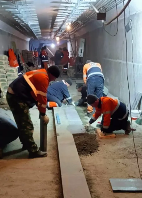 Строительство новых подземных переходов продолжается в Люберцах