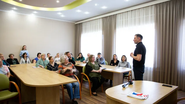 «Урок мужества» провели ветераны СВО для сотрудников Люберецкого водоканала