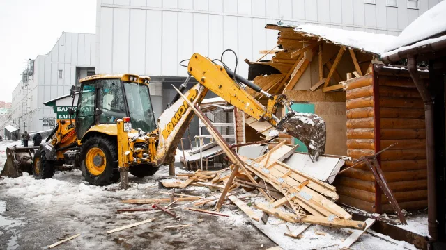 Три несанкционированных НТО демонтировали в Люберцах