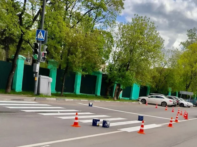 Дорожную разметку обновили на пяти улицах в посёлке Малаховка