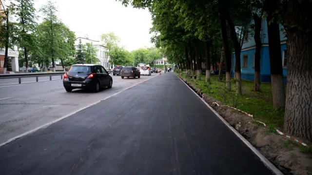 Досрочно завершён ремонт тротуара на улице Смирновская в Люберцах