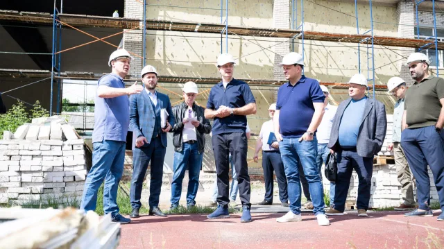 На 50% выполнена чистовая отделка здания спортивной школы олимпийского резерва Люберец