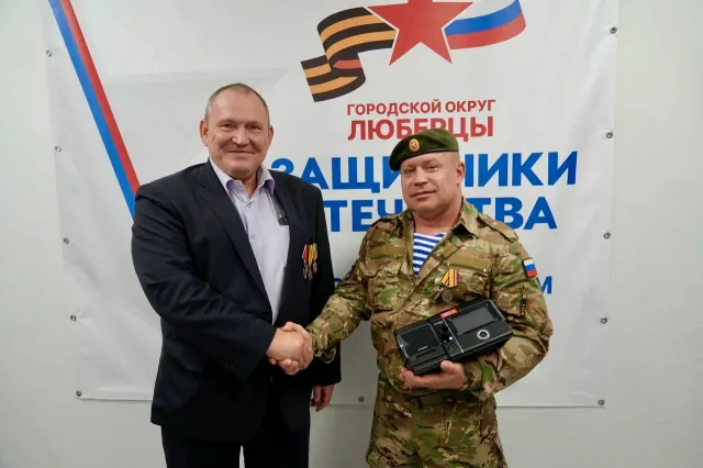 Ветерану СВО из Люберец передали новый респираторный аппарат