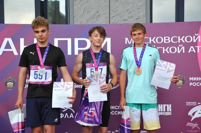 Сразу три медали завоевали люберецкие спортсмены на Всероссийских соревнованиях по легкой атлетике
