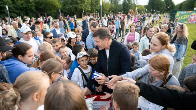 Современный парк на месте заброшенного пустыря появился в Люберцах