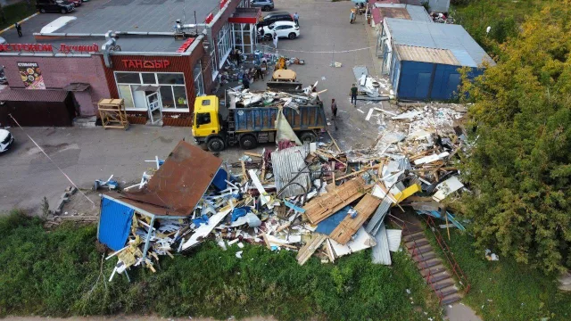 115 нестационарных торговых объектов демонтировали в Люберцах с начала года
