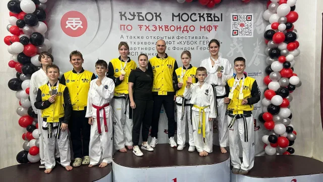 Более 160 медалей завоевали люберецкие тхэквондисты на Кубке Москвы и фестивале «Кубок Героев»
