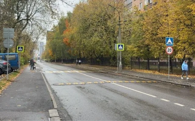 Более 30 дорожных неровностей установили на дорогах Люберец с начала года