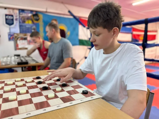 Турнир по шашкам среди боксёров прошёл в Люберцах