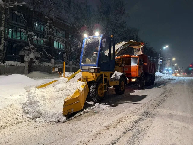 Порядка 190 тысяч кубометров снега вывезено с дорог Люберец с начала текущего года