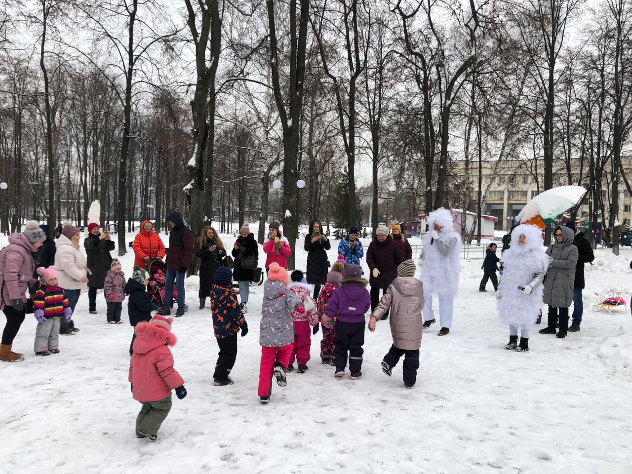 парк сказок томилино зимой